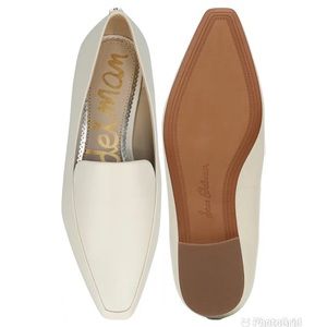 Sam Edelman Emelie Square Toe Loafer in Ivory size 9